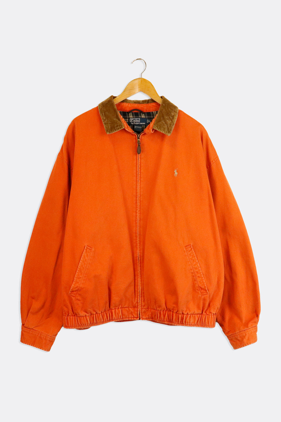 Vintage Polo Ralph Lauren Soft Full Zip Jacket Cord Collar Outerwear S – F  As In Frank Vintage