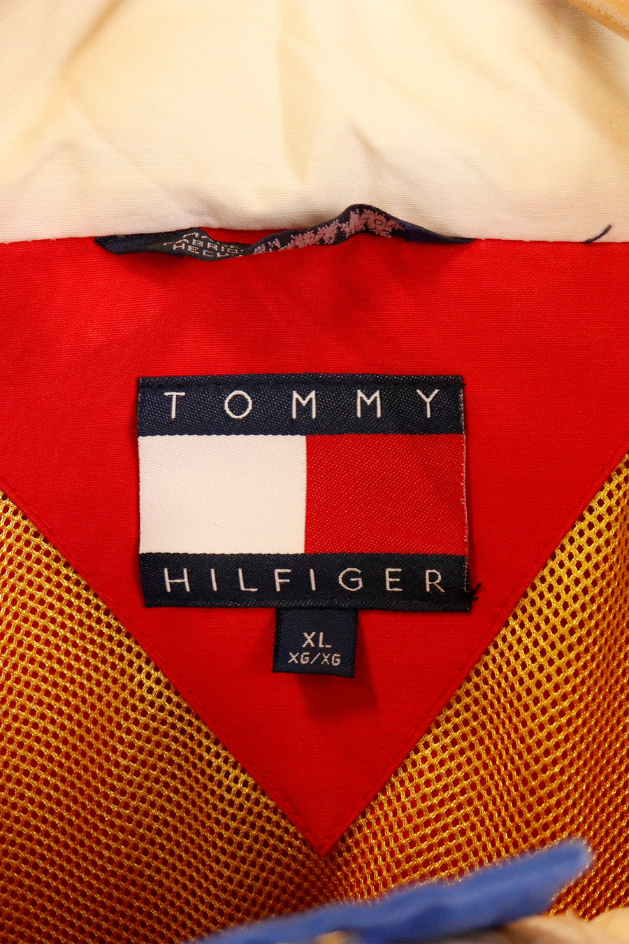Vintage Tommy Hilfiger Full Zip Color Block Rain Jacket Outerwear Sz XL