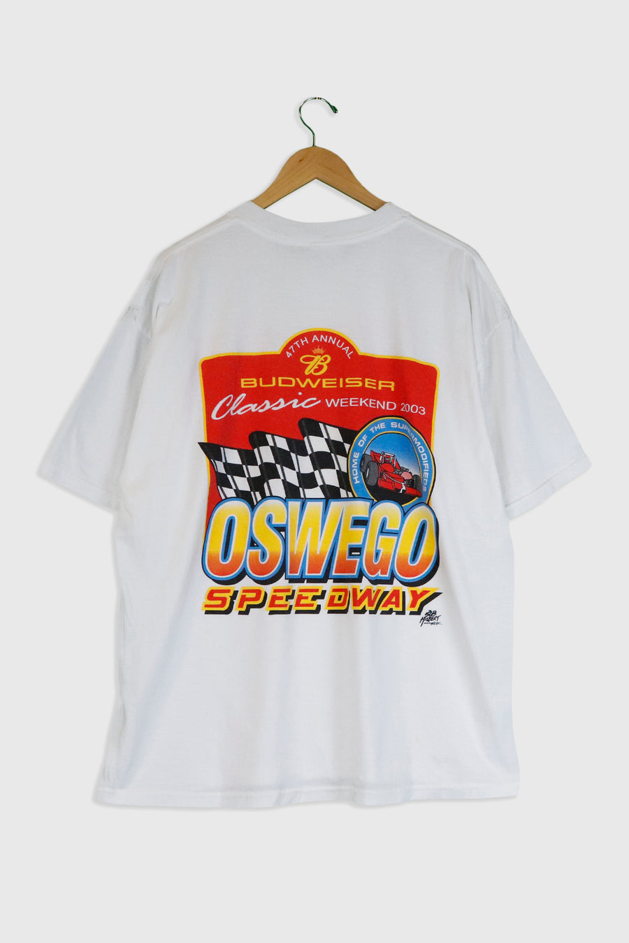 Vintage 2002 Joe Gosek And Jimmy J' Oswego Speedway T Shirt Sz XL