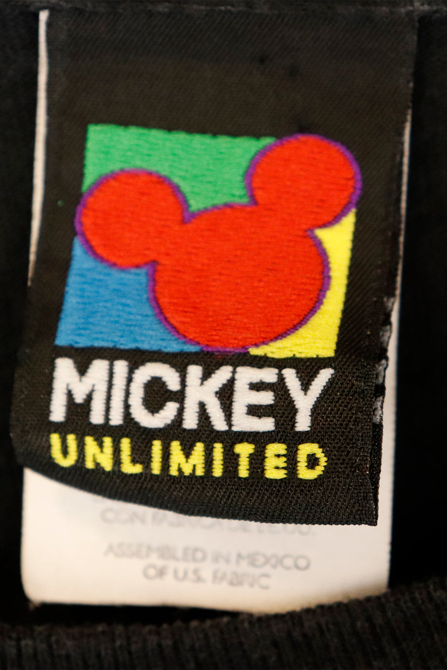 Vintage Disney Mickey Mickey Mickey Stars Vinyl T Shirt Sz 3XL