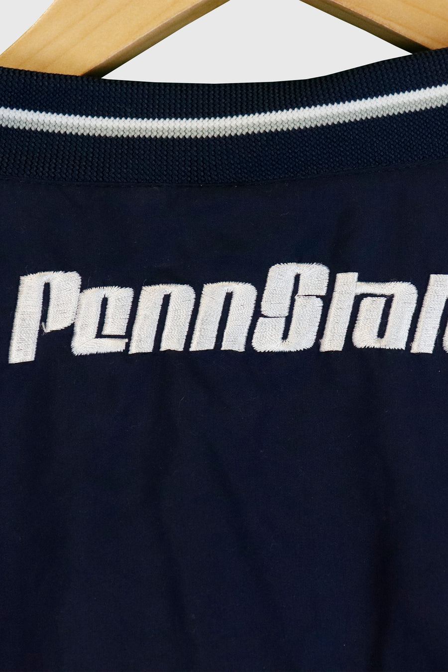 Vintage Penn State Front Patched Vneck Jersey Sz XL