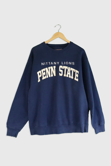 Vintage Penn State Nittany Lions Patched Sweatshirt Sz L