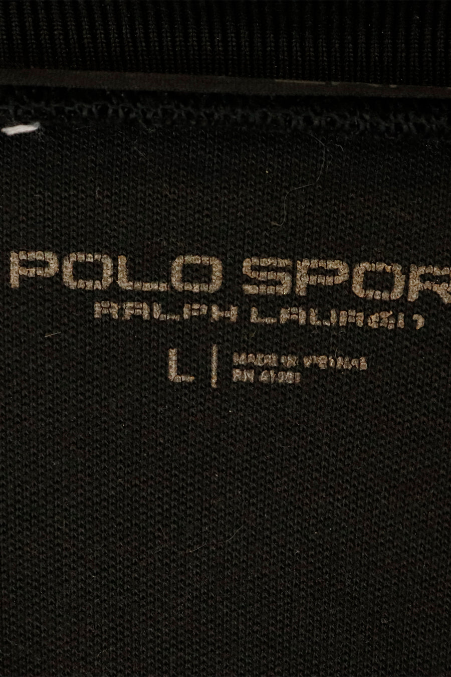 Vintage Polo Sport Zip Up Sports Sweater Horse Logo Sweatshirt Sz L