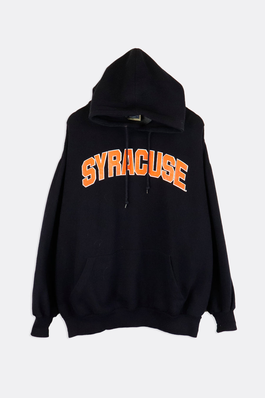 Vintage Syracuse Block Lettering Vinyl Hoodie Sweatshirt Sz 2XL