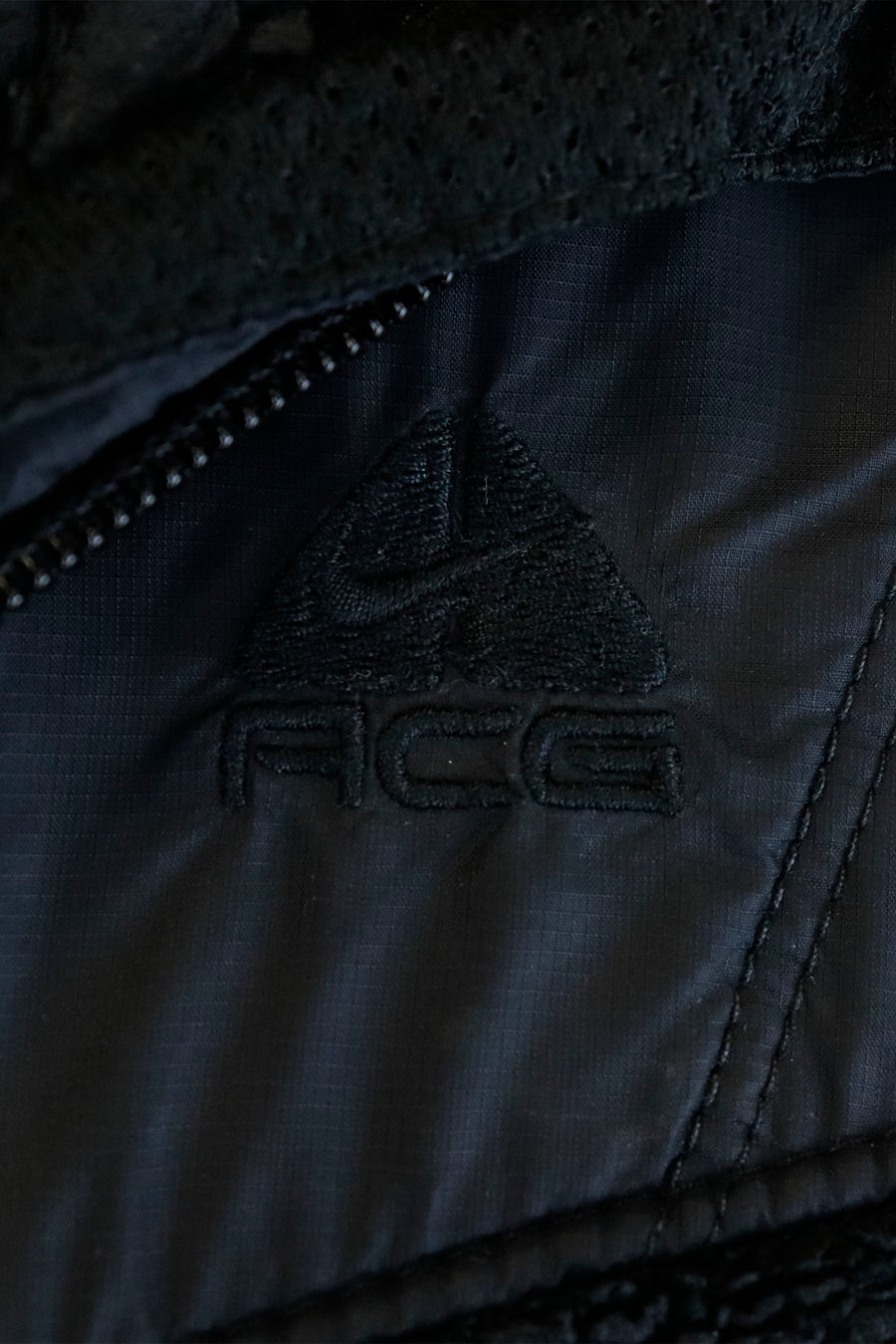 Vintage Nike Acg Fleece Front Pockets Full Zip Sz L