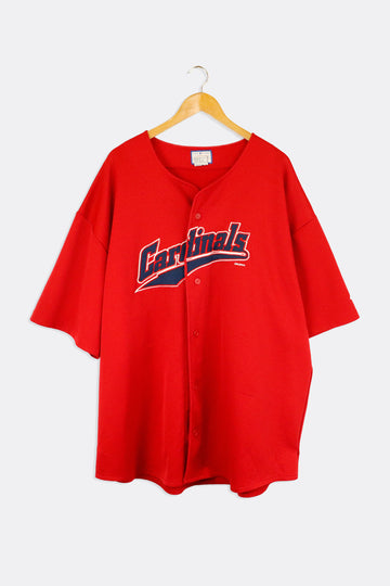 Vintage 1999 MLB Arizona Cardinals Mcgwire 25 Jersey Outerwear Sz 2XL