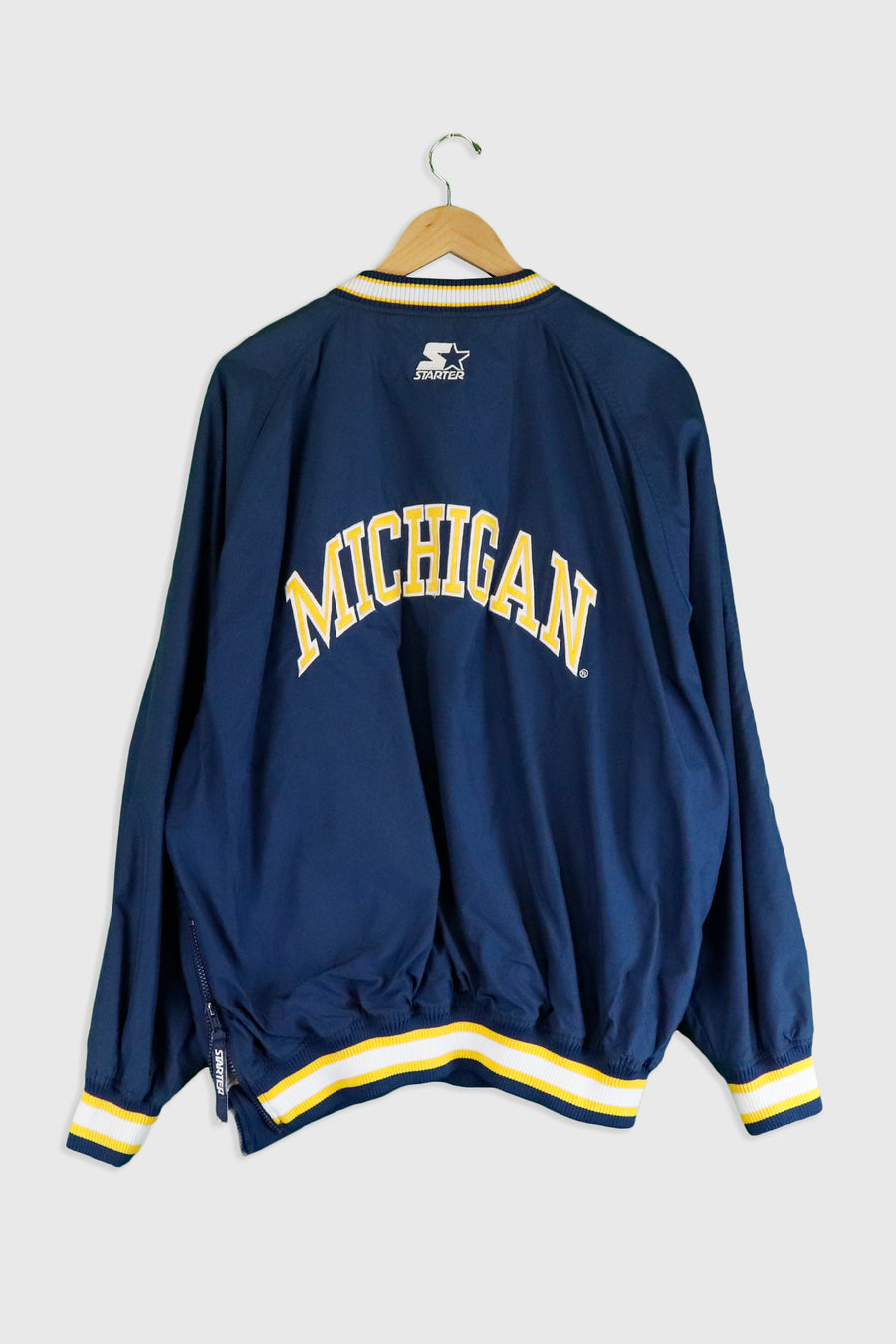 Vintage Starter Michigan State Embroidered Jersey Sz L