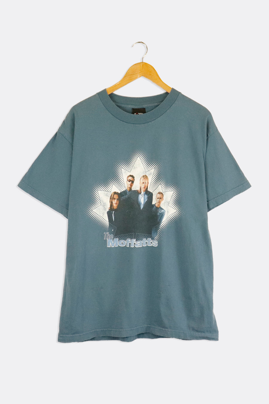 Vintage The Moffats Grathering Beside Eachother Graphic T Shirt Sz L
