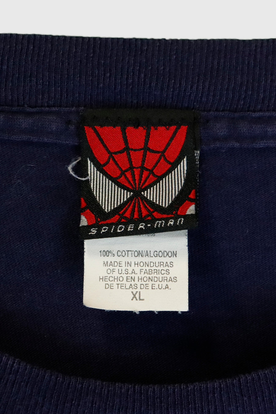 Vintage Spiderman Sparkle Logo Long Sleeve T Shirt Sz XL