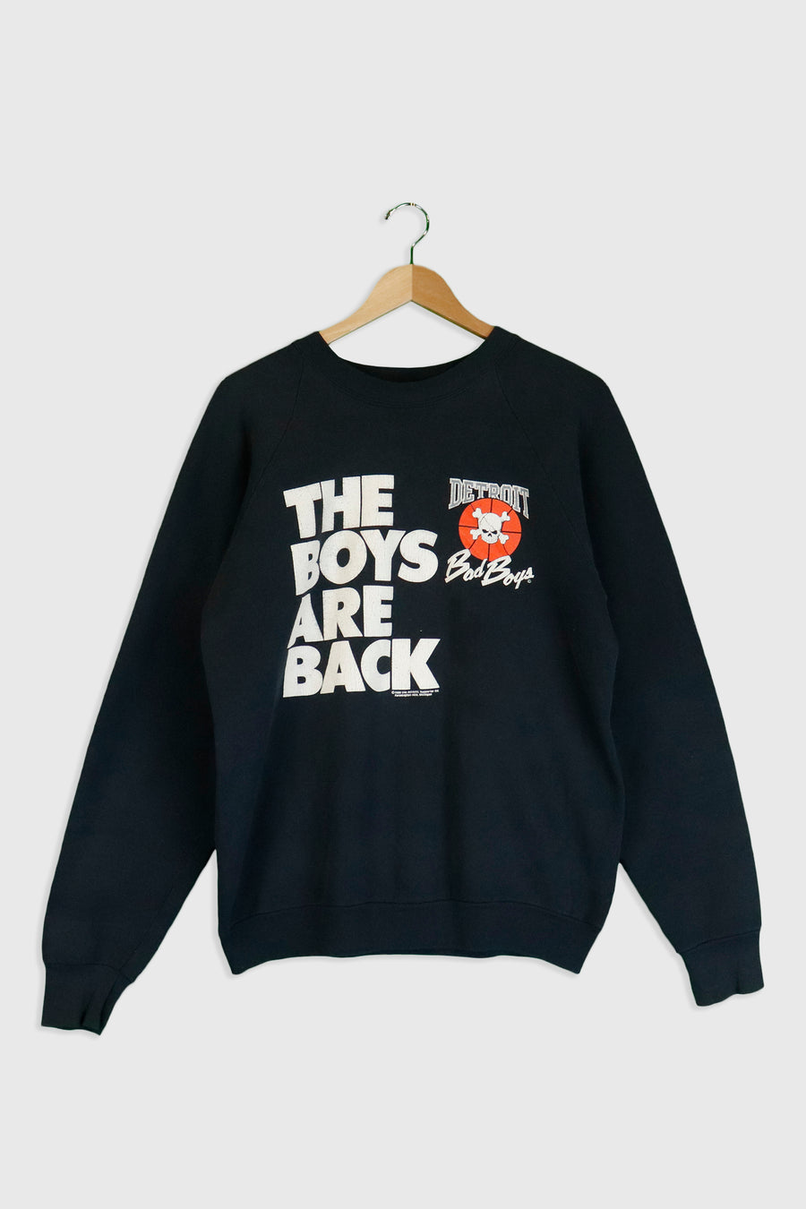 Vintage NBA Detroit Bad Boys 'The Boys Are Back' Long Sweatshirt Sz XL