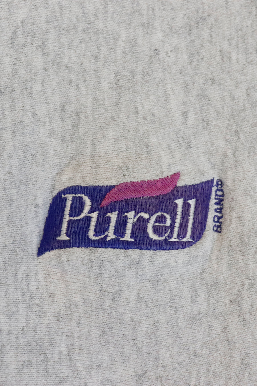 Vintage Lee Purell Brand Embroidered Logo Sweatshirt Sz L