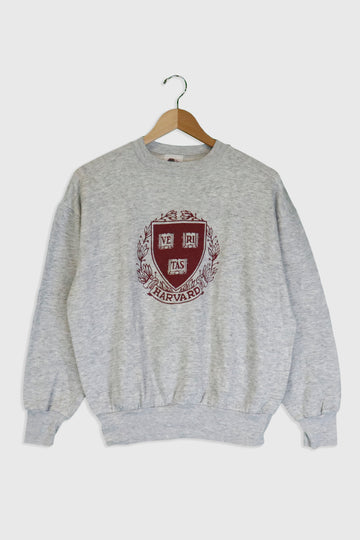Vintage Harvard VERITAS Front Logo T Shirt Sz L