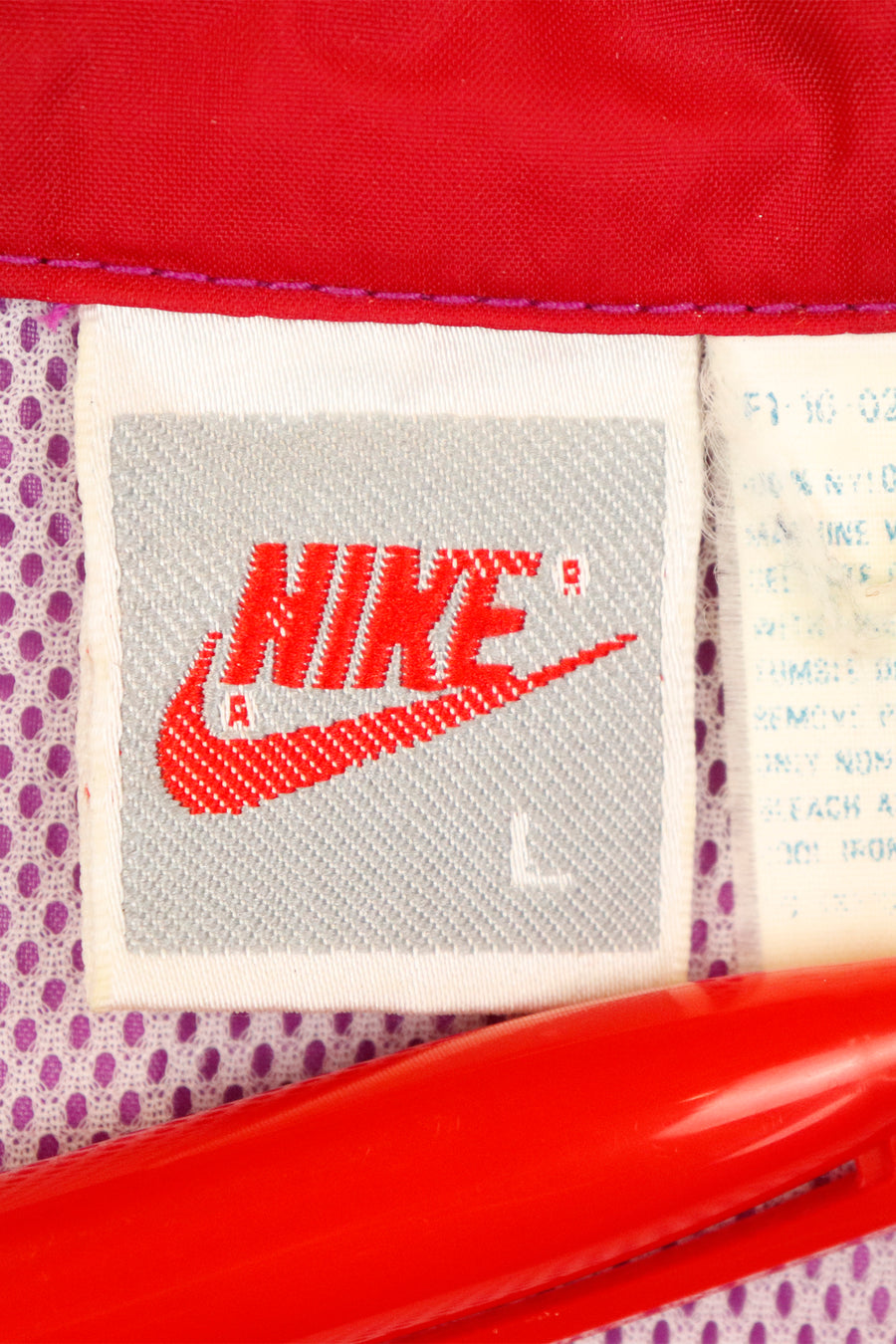 Vintage Nike Color Block Full Zip Wind Breaker Tri Color Jacker Sz L