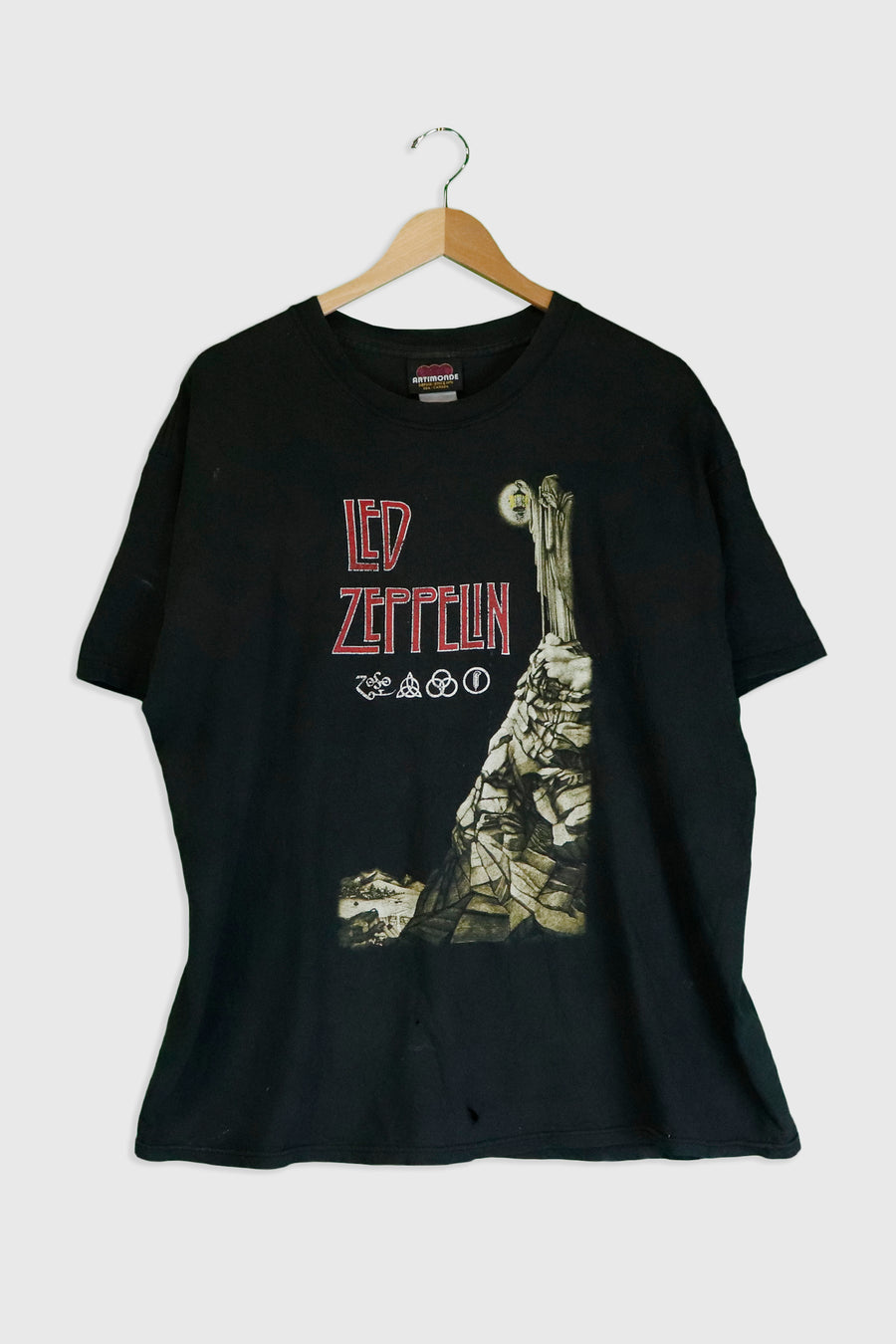 Vintage Led Zeppelin Hermit T Shirt Sz XL