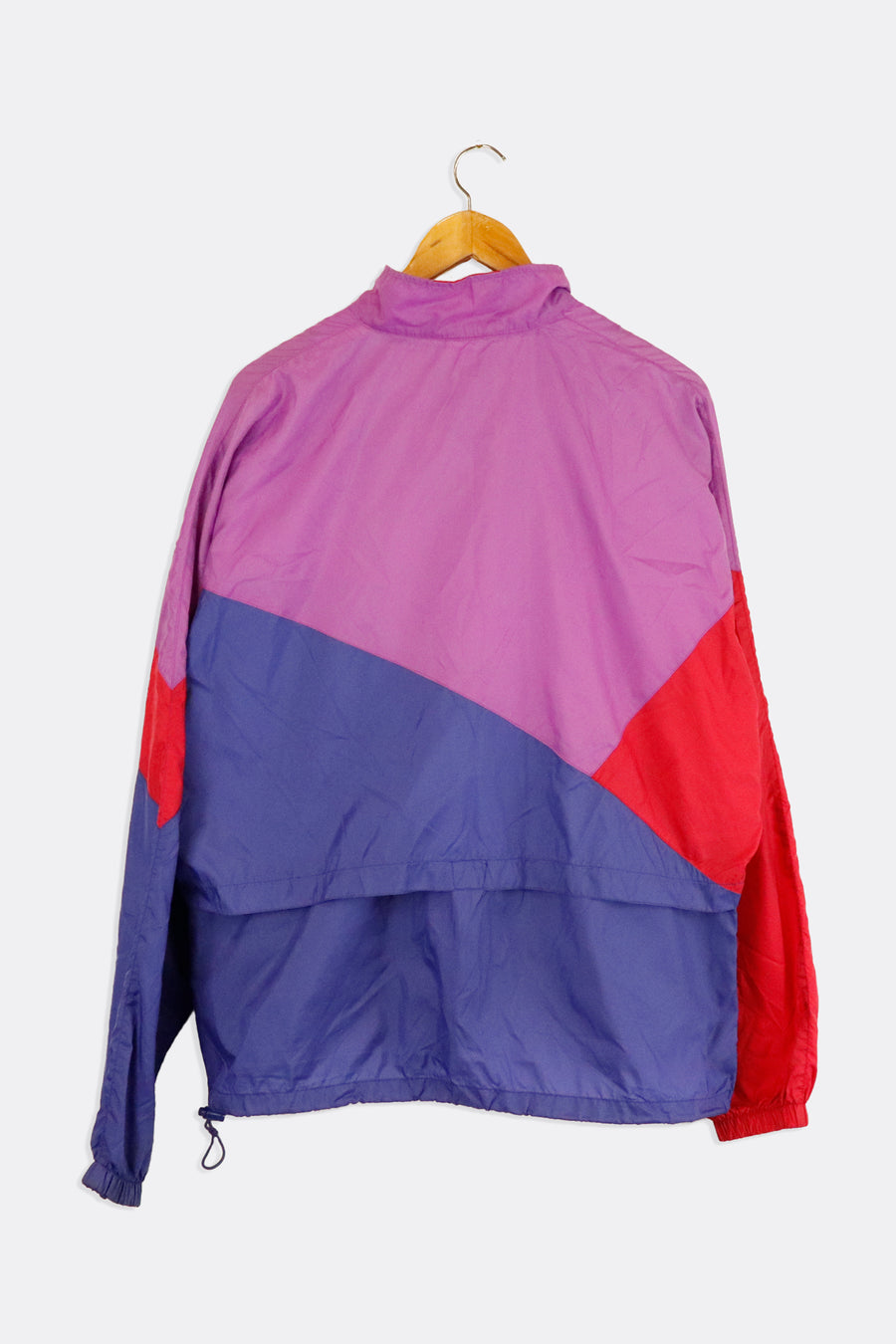 Vintage Nike Color Block Full Zip Wind Breaker Tri Color Jacker Sz L