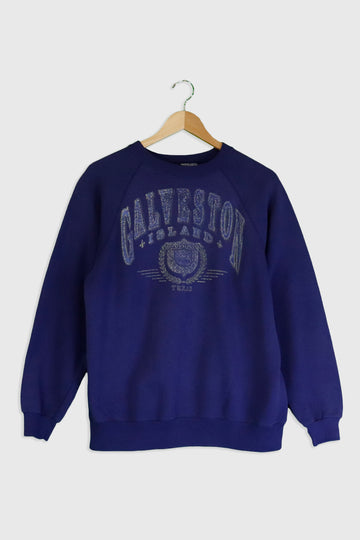 Vintage Galveston Island Texas Sweatshirt Sz L