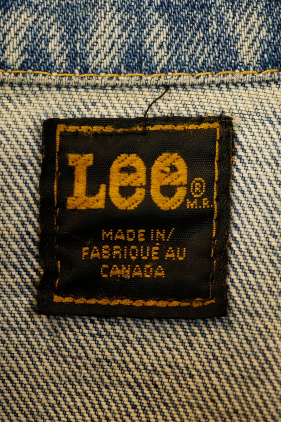 Vintage Lee Medium Shade Denim Full Button Up Jacket Outerwear