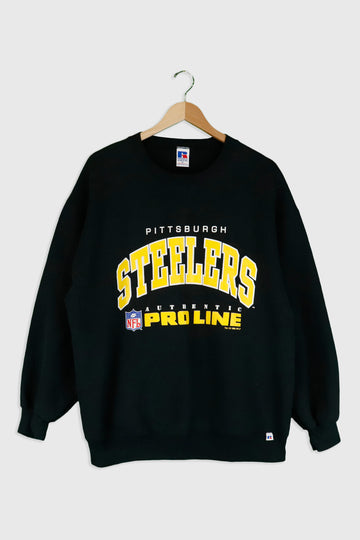 Vintage 1995 NFL Pittsburgh Steelers Authentic Pro Line Sweatshirt Sz XL