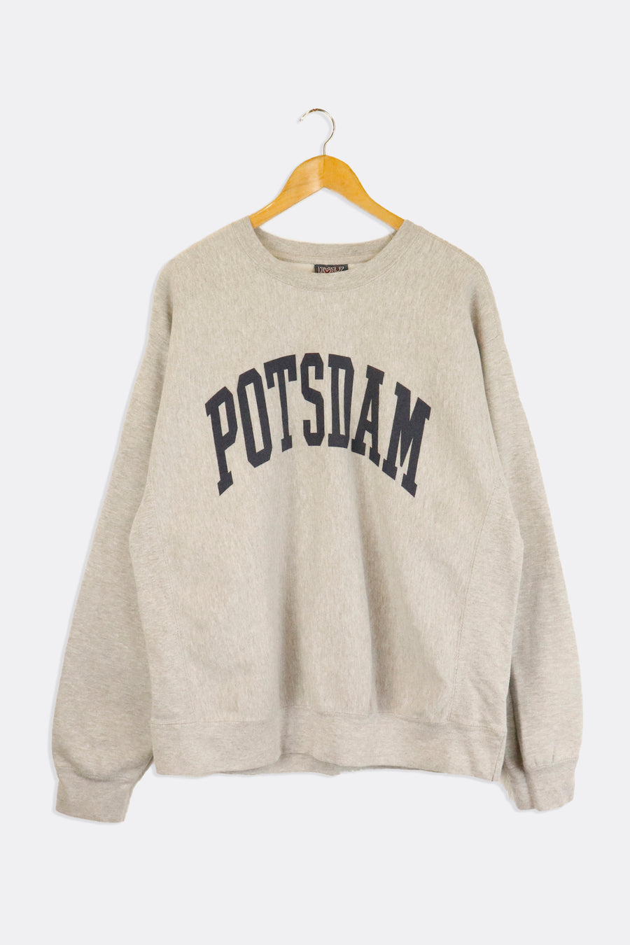 Vintage Potsdam Simple Large Block Lettering Vinyl Sweatshirt Sz L