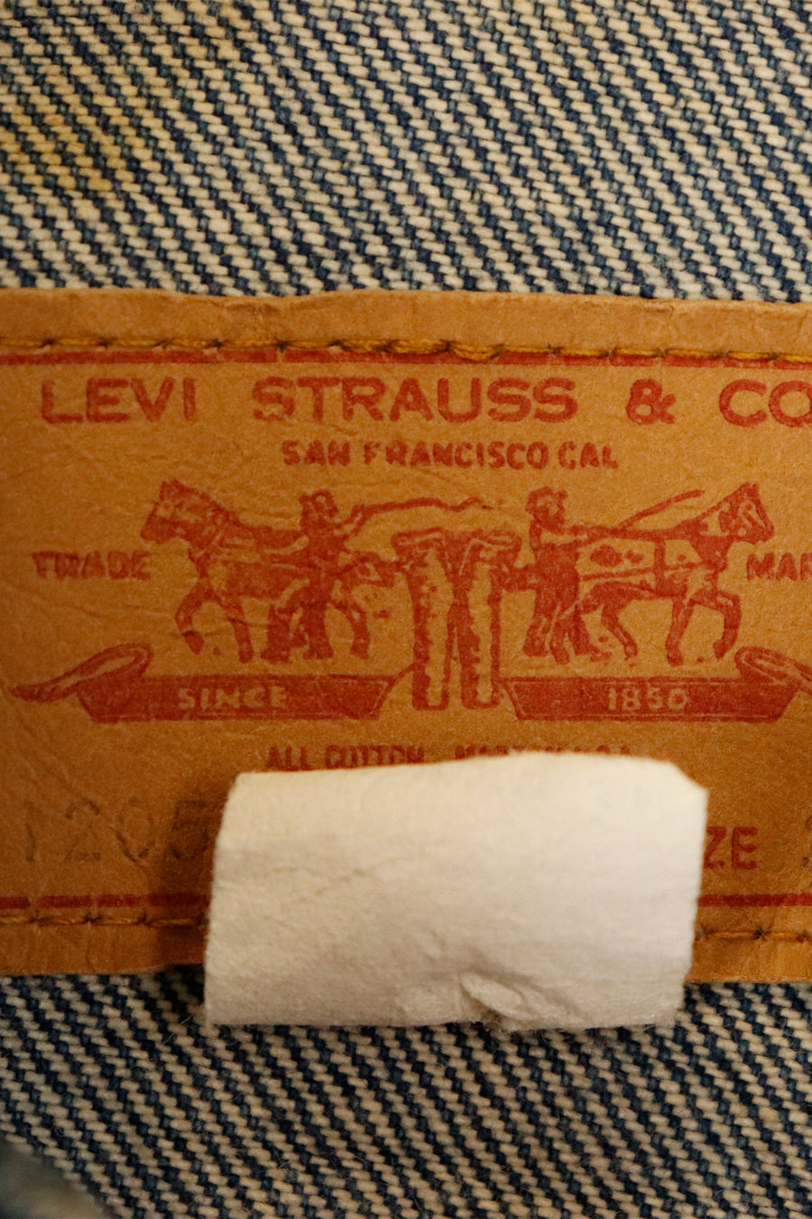 Vintage Levi Denim Dark Denim Red Tag Outerwear