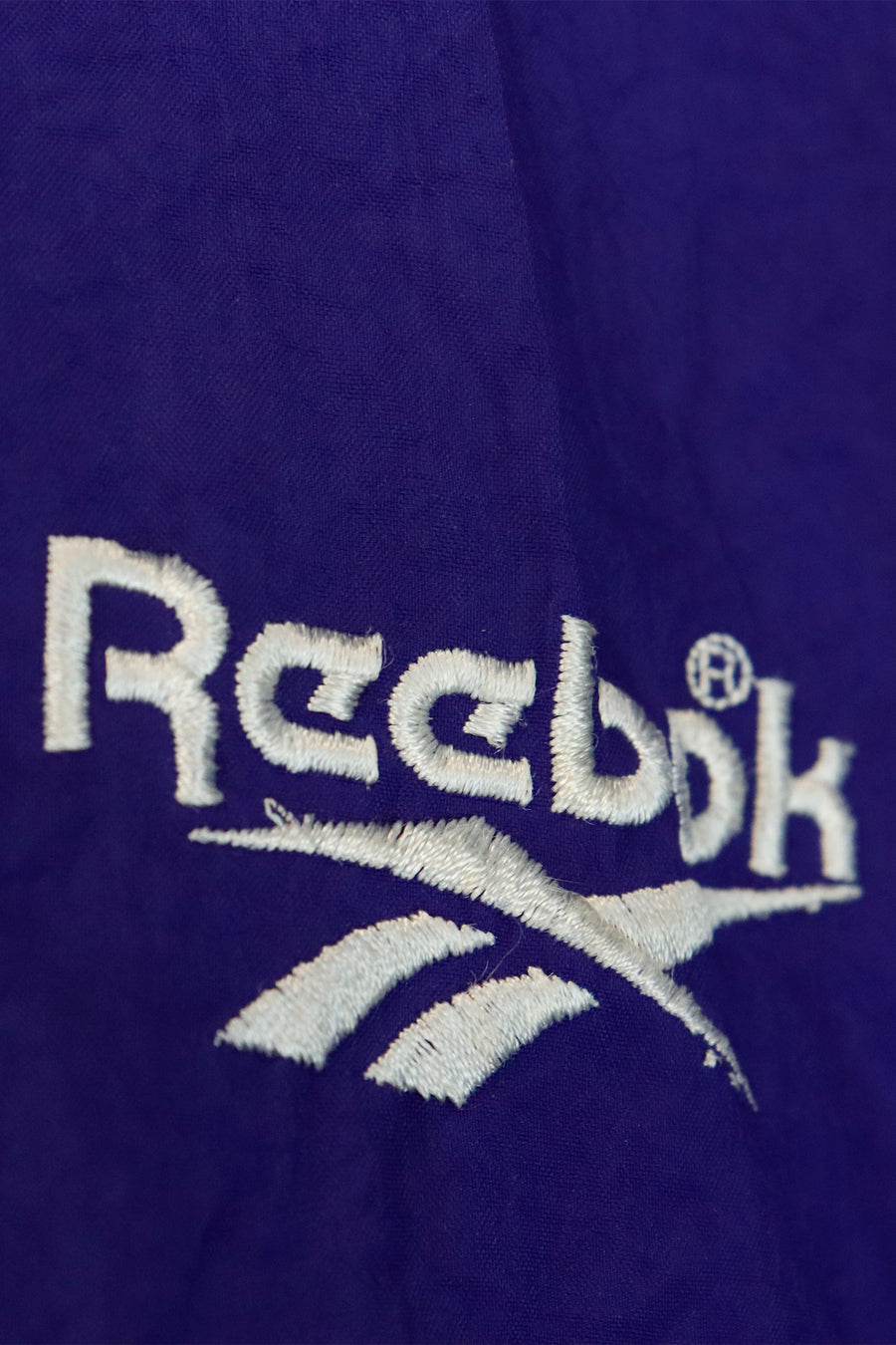 Vintage Reebok Full Front Zip With Zip Pockets Windbreaker Sz XL