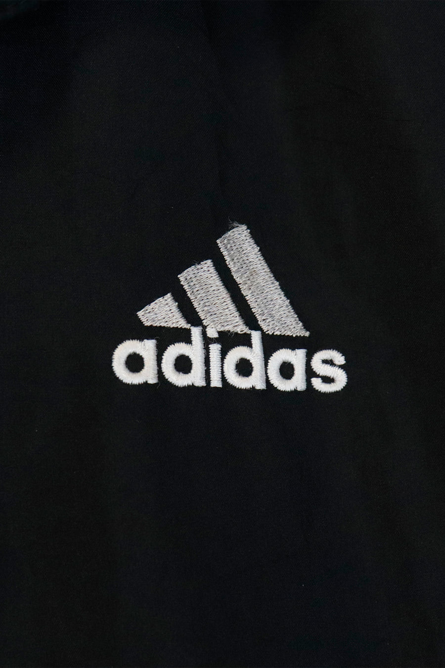 Vintage Adidas Mesh Lining 3 Button Embroidered Logo Windbreaker Sz XL