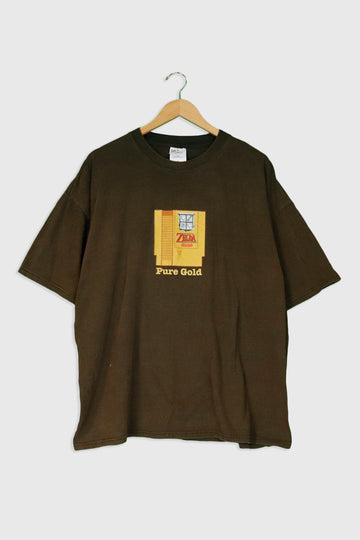 Vintage Zelda Pure Gold T Shirt Sz 2XL