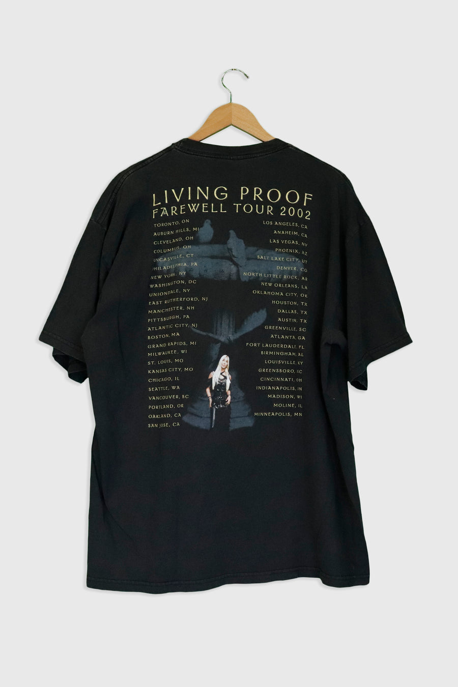 Vintage 2002 Cher Living Proof Farewell Tour T Shirt Sz 2XL