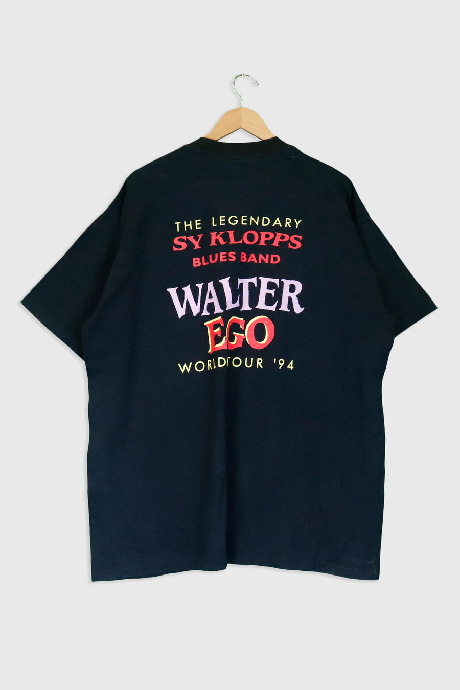 Vintage 1994 SY Klopps Blues Band Water Ego Tour T Shirt Sz 2XL