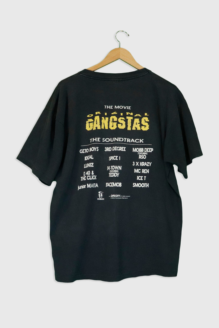 Vintage 1996 OG Original Gangsters Movie Soundtrack T Shirt Sz XL