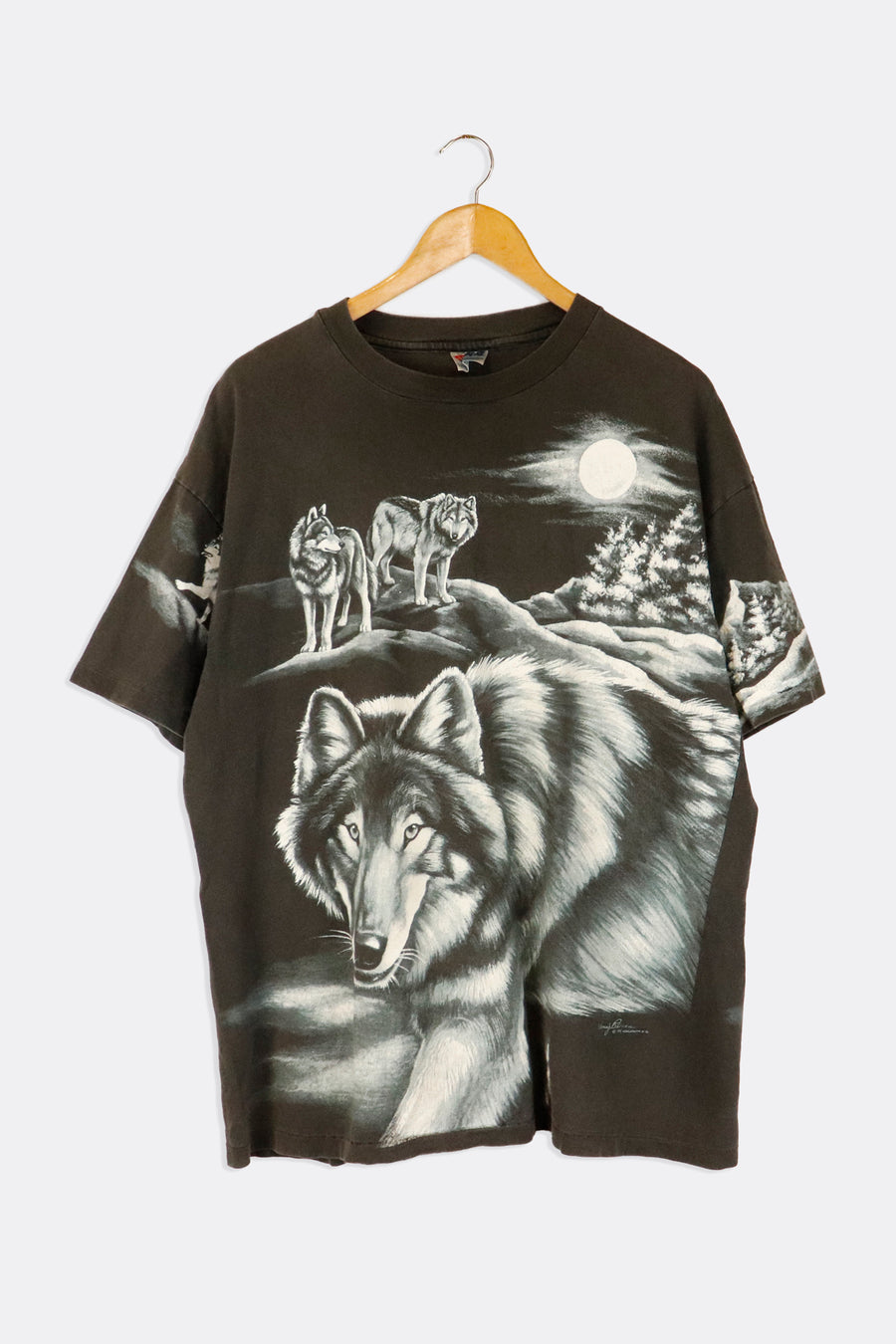 Vintage 1994 Best Wolf T-shirt of all Time Sz XL