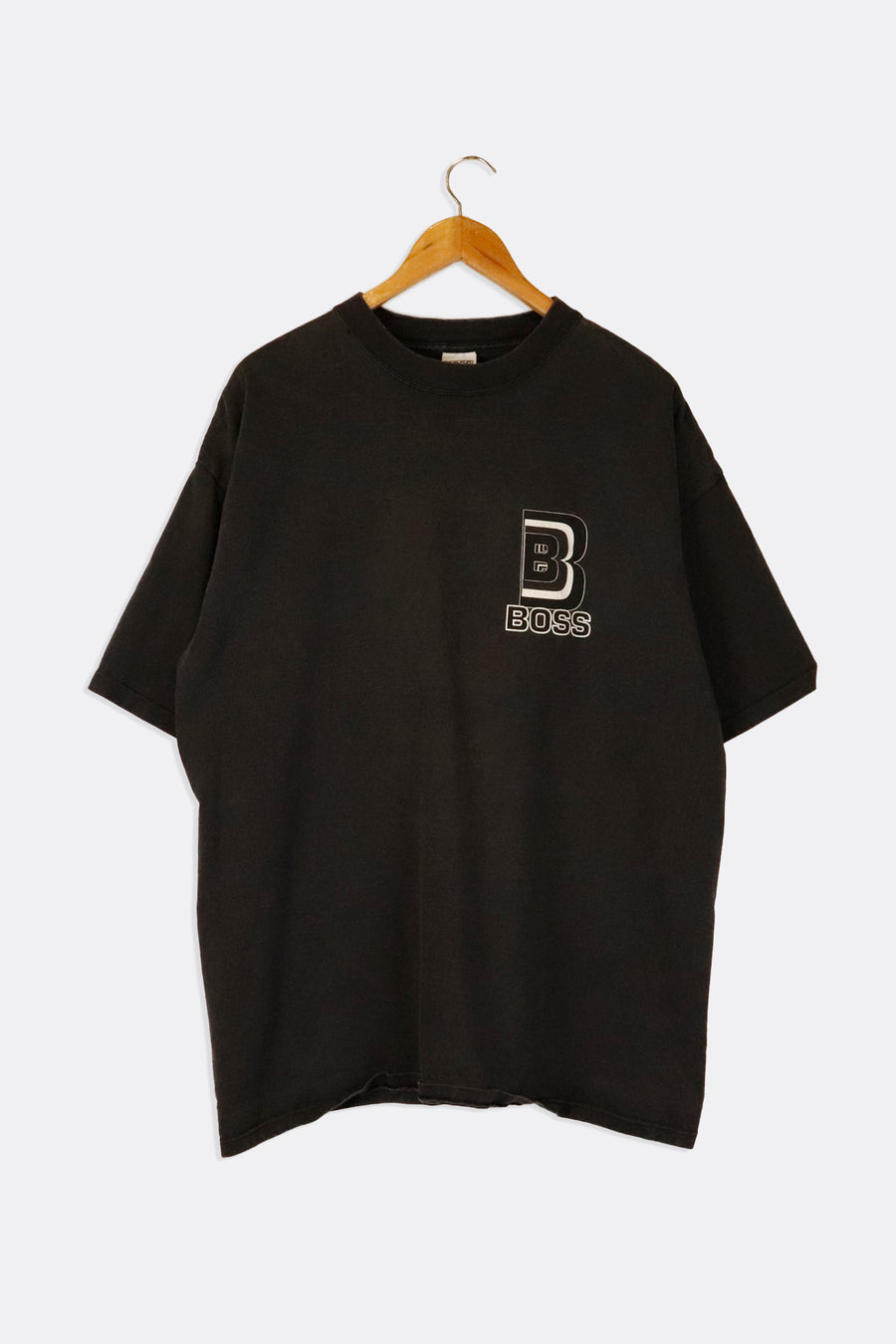 Vintage Boss B Block Letter T Shirt Sz XL