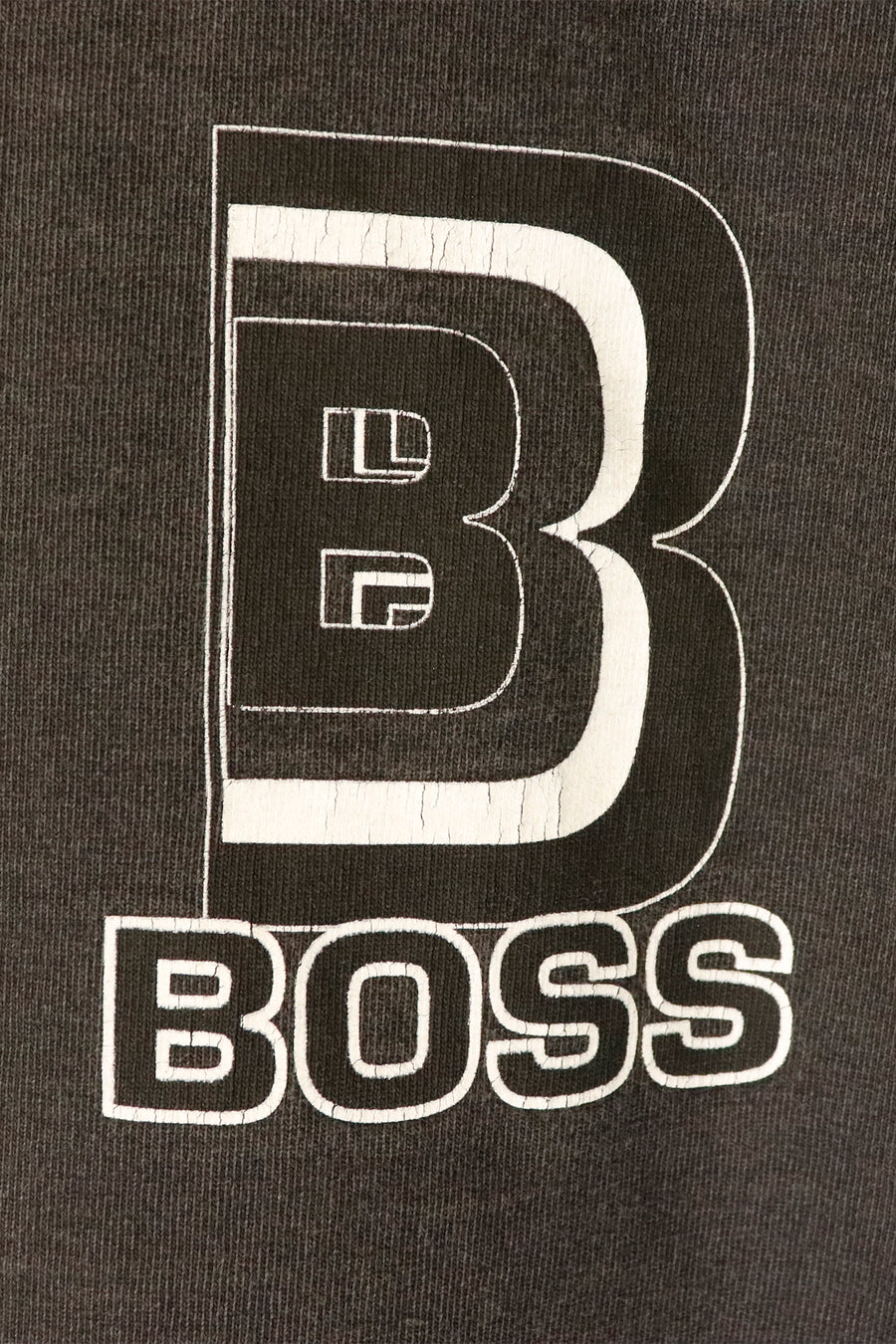 Vintage Boss B Block Letter T Shirt Sz XL