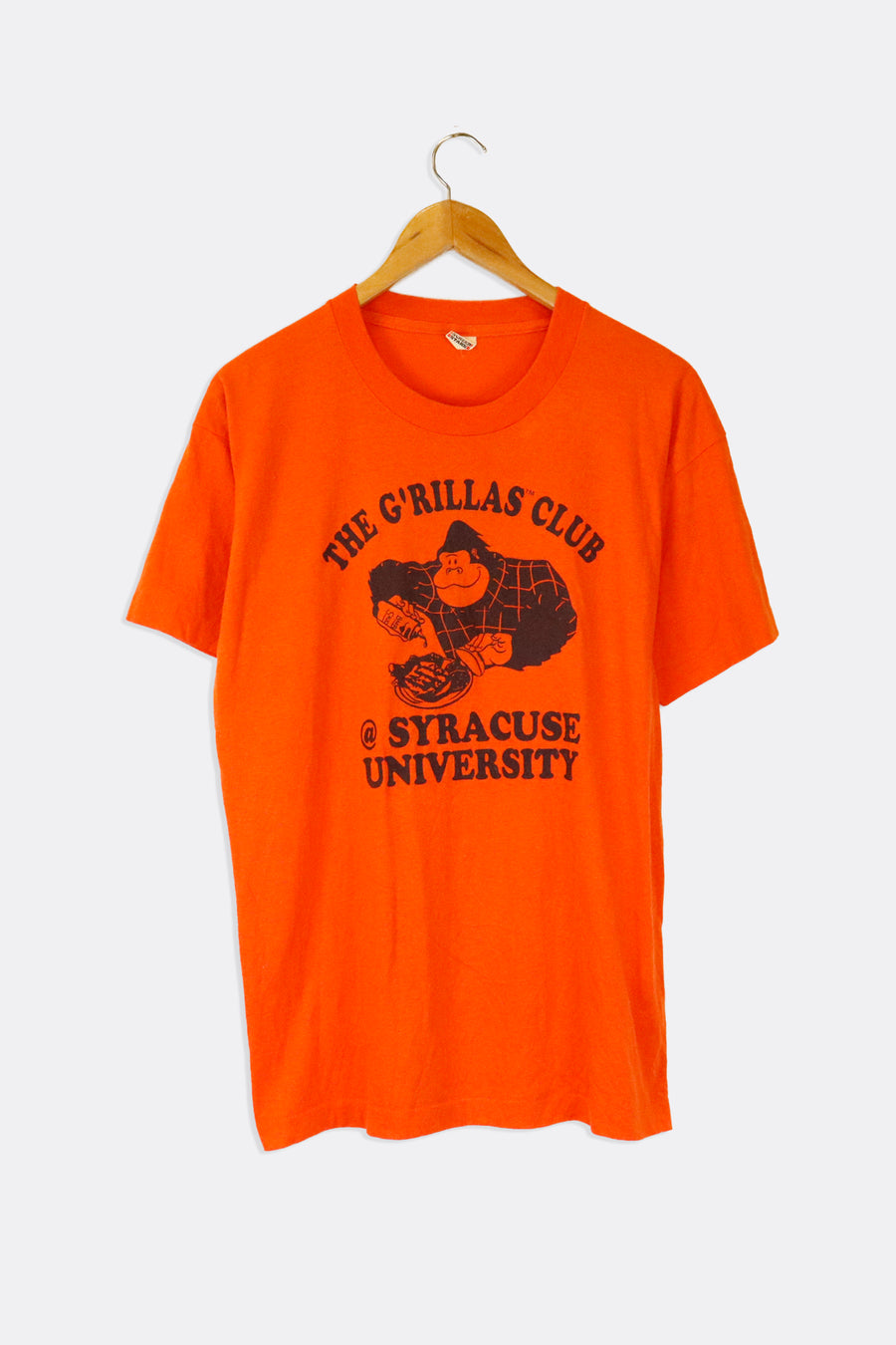 Vintage G'rillas Club @ Syracuse University Grilling Gorilla T Shirt Sz XL