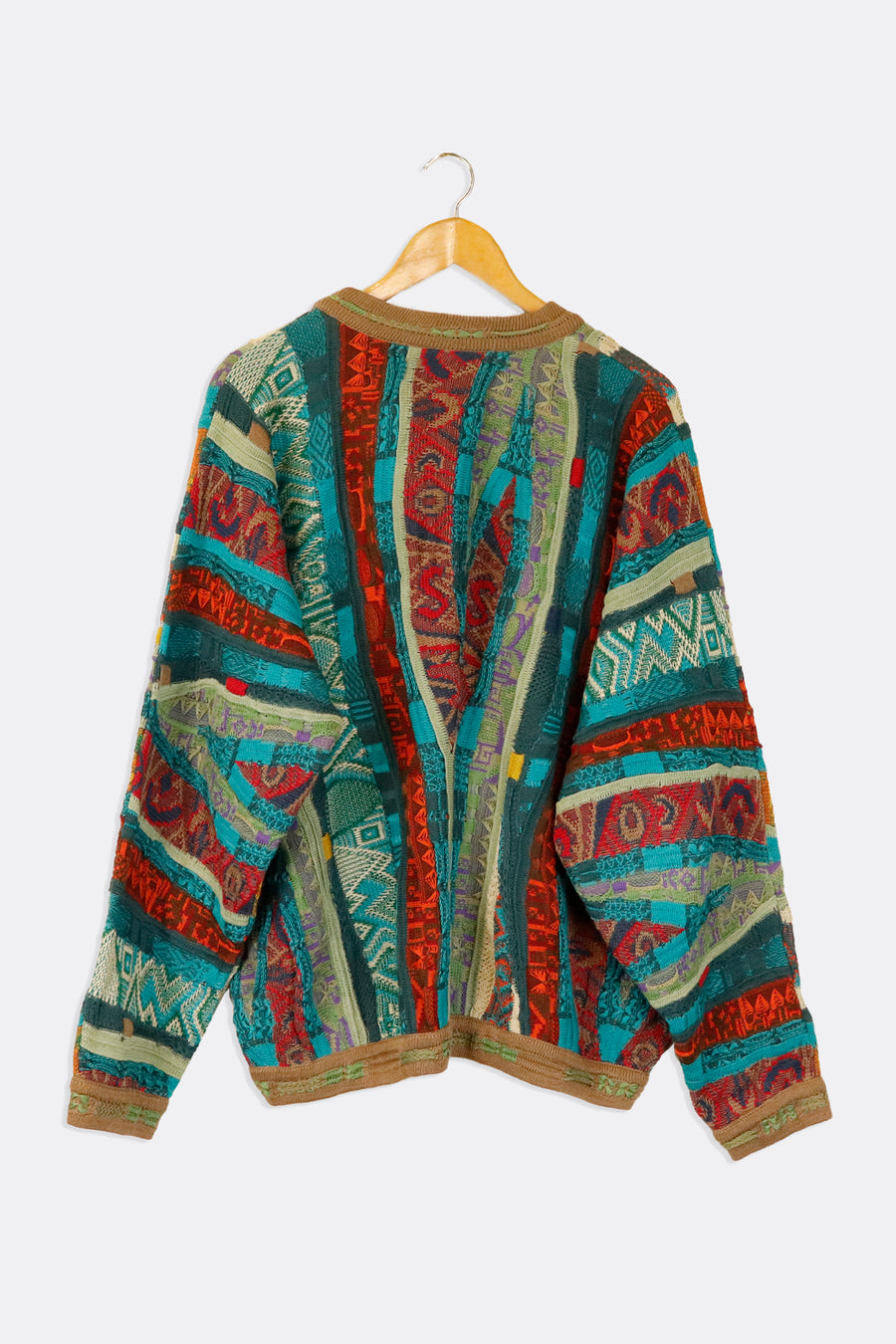 Vintage Authentic Coogi Made In Australia Multi Colored Sweatshirt Sz L