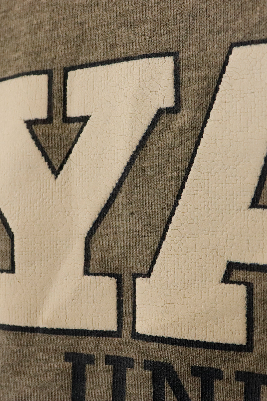 Vintage Yale University Block Lettering Vinyl Sweatshirt Sz S