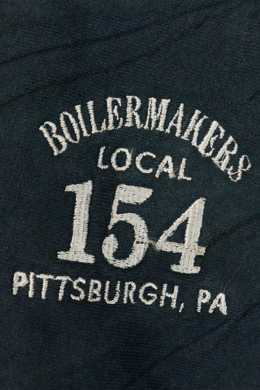 Vintage Boilermakers Local 154 Pittsburgh PA Embroidered Sweatshirt Sz XL