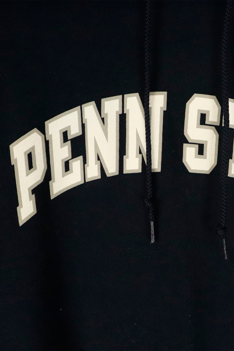 Vintage Champion Penn State PSU Vinyl Hooded Sweatshirt Sz M