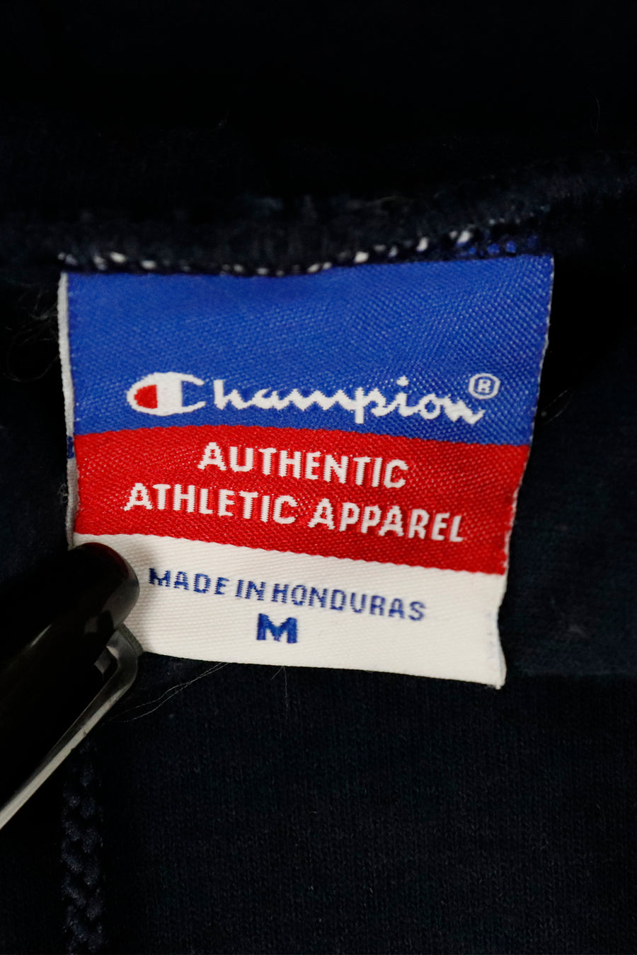 Vintage Champion Penn State PSU Vinyl Hooded Sweatshirt Sz M