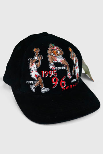 Vintage 1995 - 1996 NBA Nike Jordan Season Hat Sz O/S