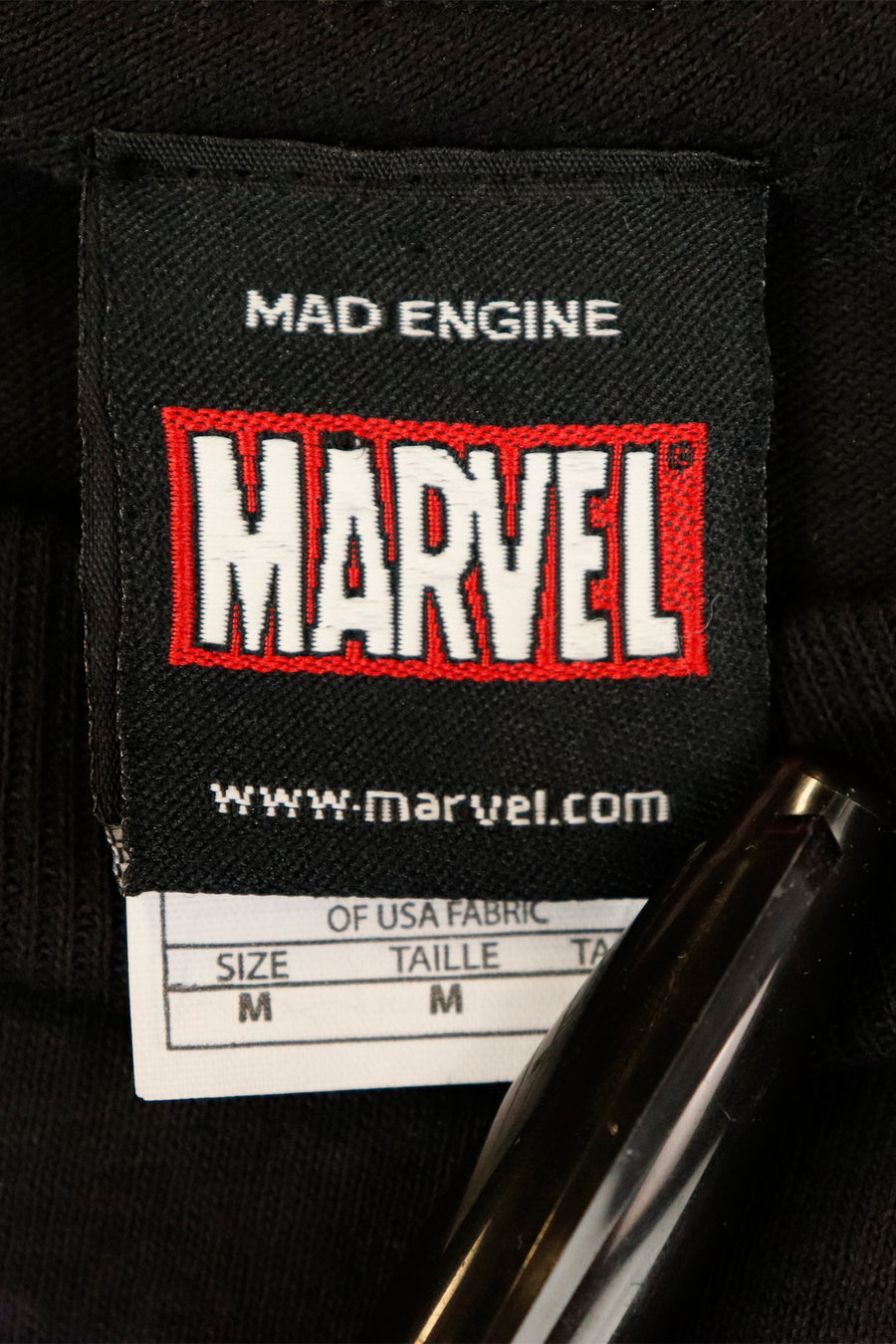 Vintage Marvel Wolverine Hands Crossed With Claws Out Shadowed Face Close Up Vinyl T Shirt Sz M