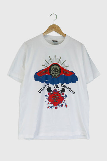 Vintage 1992 Chavez Vs. Camacho Ultimate Glory T Shirt Sz L