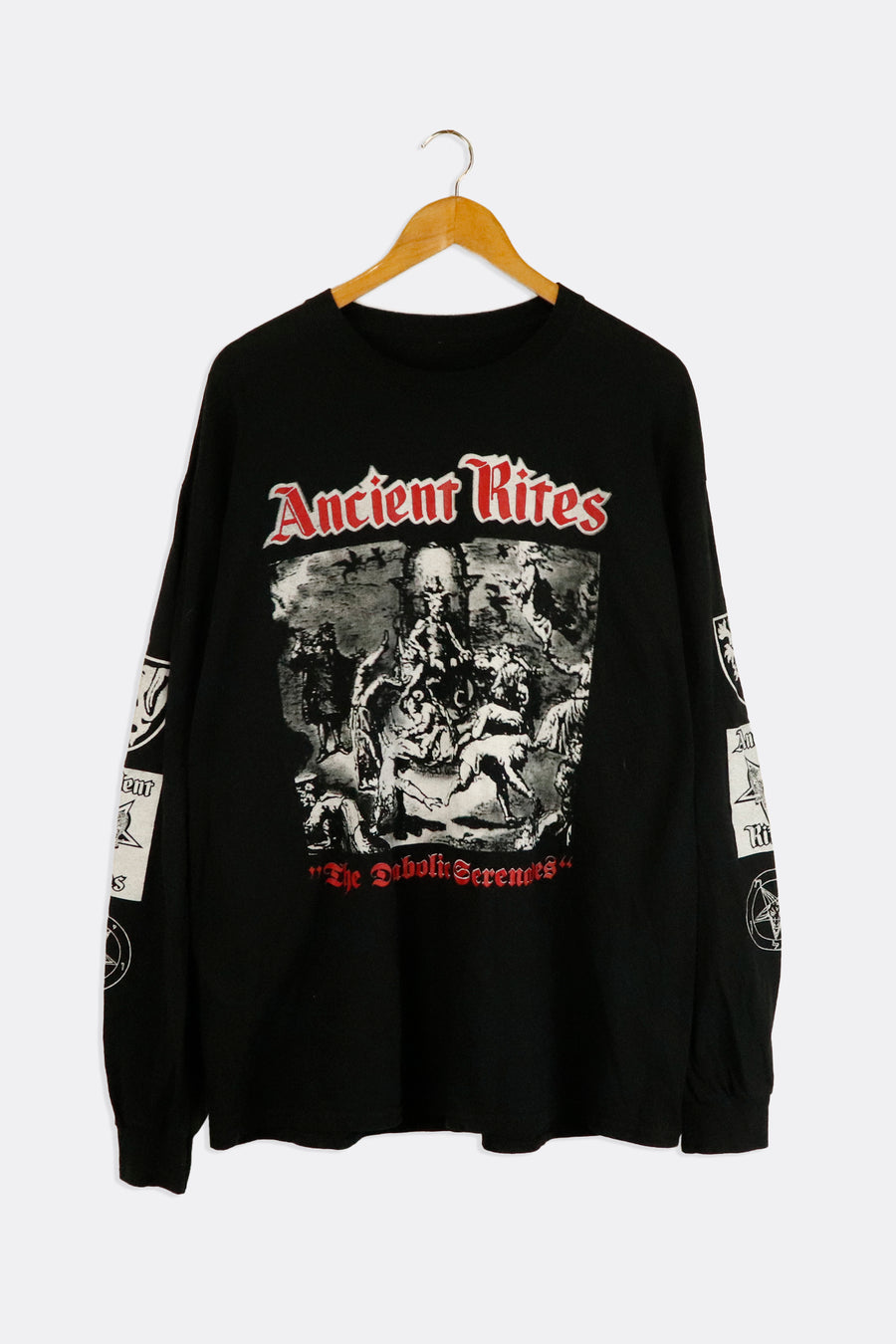 Vintage Ancient Rites The Diabolic Gerenades Our Kingdom Will Come Longsleeve T Shirt