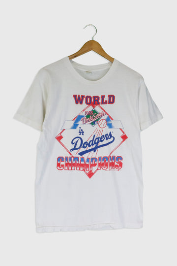 Vintage 1988 MLB LA Dodgers World Series T Shirt Sz L