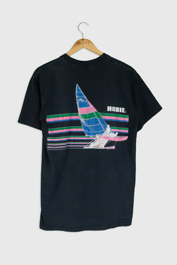Vintage 1989 Hobie Sail Boat T Shirt Sz L