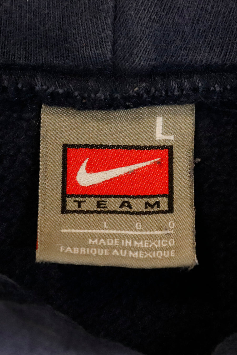 Vintage Nike Syracuse Embroidered Orange Font Outlined In White With Nike Logo Hooded Sweatshirt Sz L
