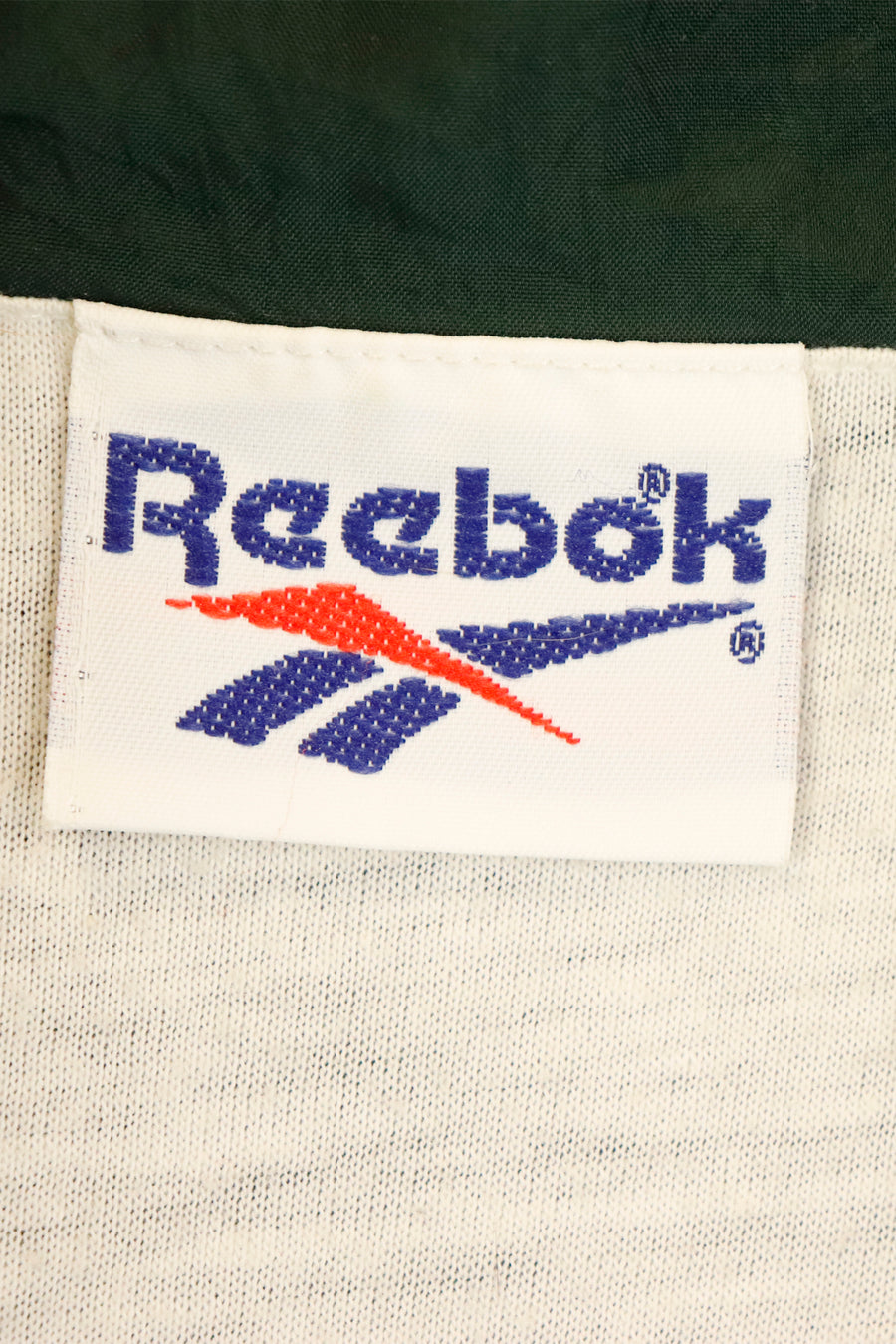 Vintage Reebok Full Zip White Stripes Across Left Shoulder Outerwear Sz L