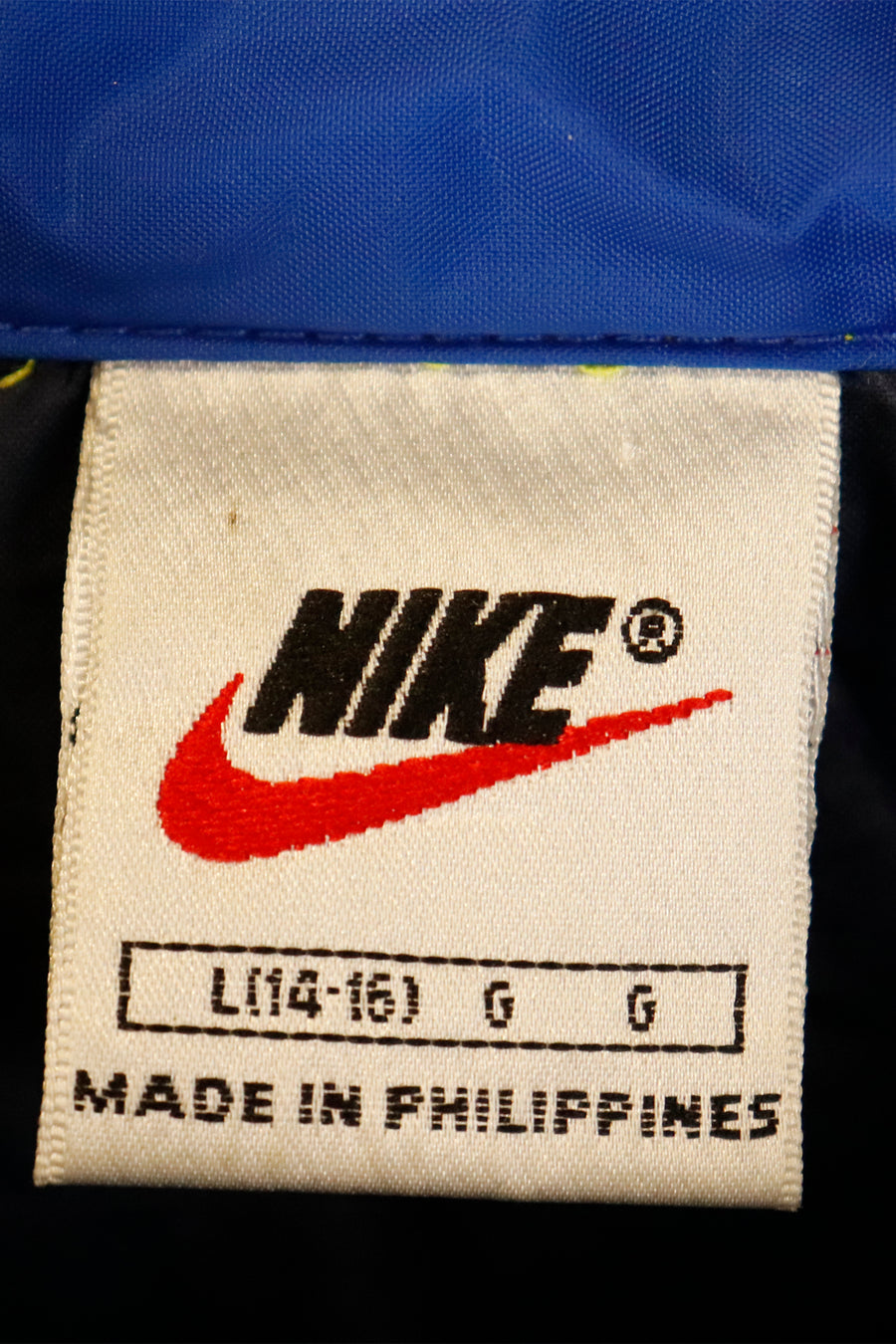 Vintage Nike Full Zip Green And Navy Colour Block Windbreaker Outerwear Sz L