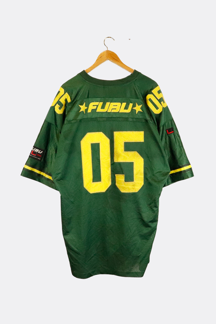 Vintage 1992 Fubu Football Style Jersey Number 05 Embroidered Outerwear Sz 2XL