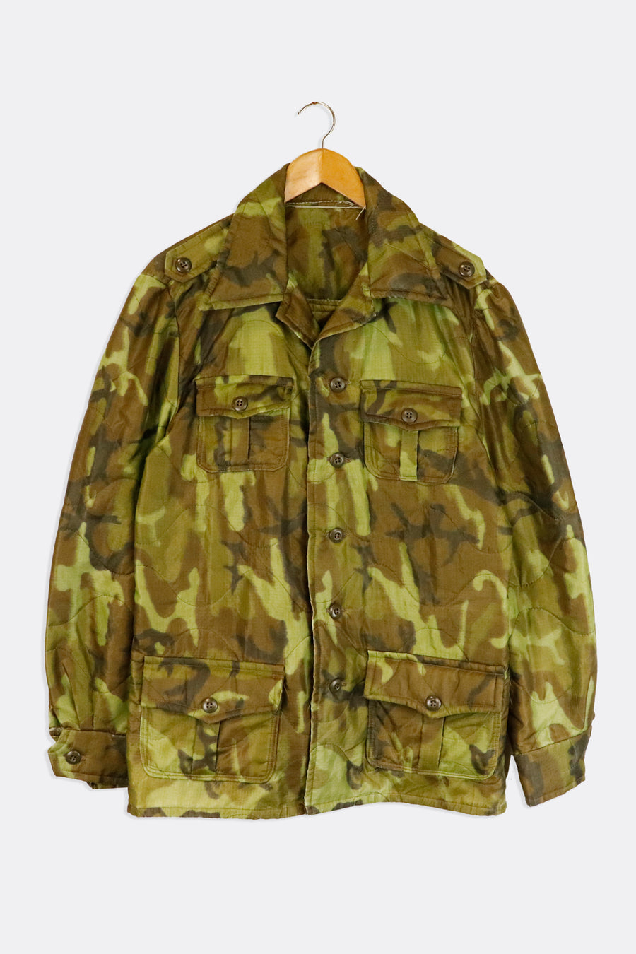 Vintage Camo Vietnam Liner Souvenir Jacket